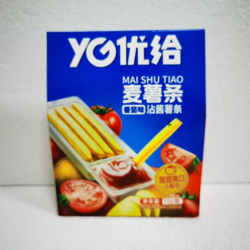 YG优给麦薯条番茄味沾酱薯条116g*20盒/件