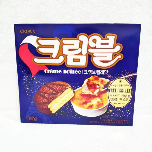 克丽安奶油夹心巧克力味派（糕点）320g*8盒/件