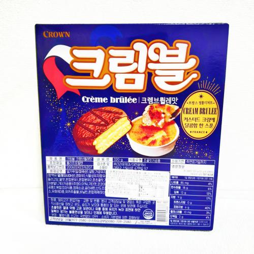 克丽安奶油夹心巧克力味派（糕点）320g*8盒/件