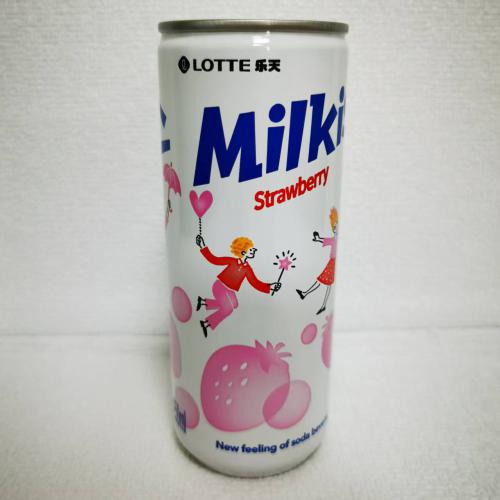 乐天妙之吻草莓味碳酸饮料250ml*30罐/件