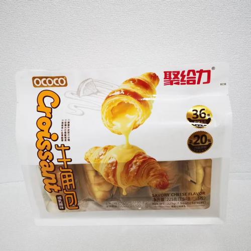 OCOCO 聚给力牛角包(咸乳酪味）225g*12袋/件