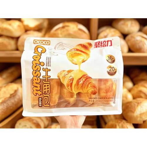 OCOCO 聚给力牛角包(咸乳酪味）225g*12袋/件