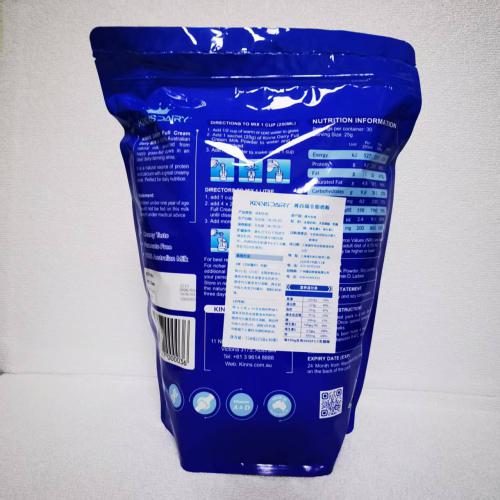 KINNS DAIRY菁百瑞全脂奶粉750g(25g*30包）*6袋/件