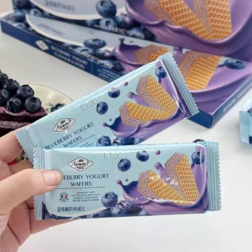 Anemon3爱你们蓝莓酸奶味威化饼干240g*20盒/件