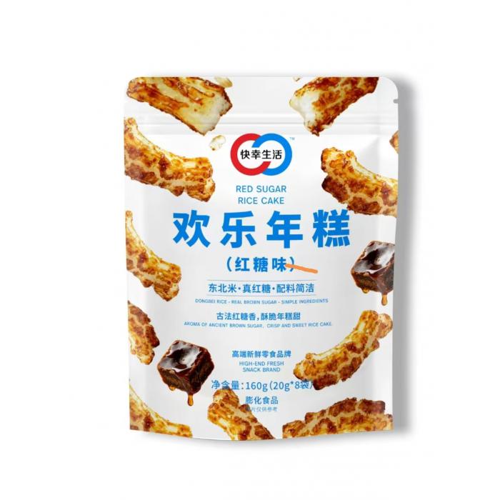 快幸生活欢乐年糕红糖味160g（20g*8包）*18袋/件
