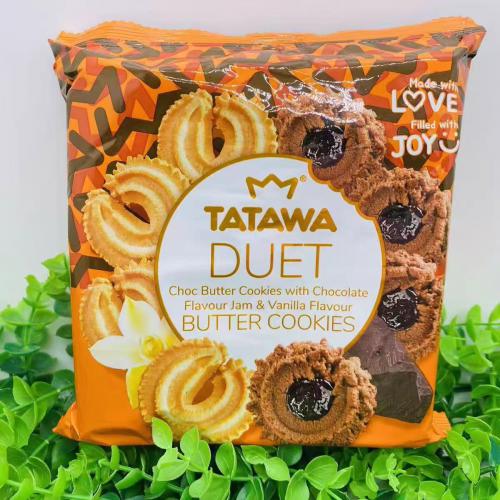 TATAWA什锦巧克力&黄油味曲奇饼干混合装68g*30包/件