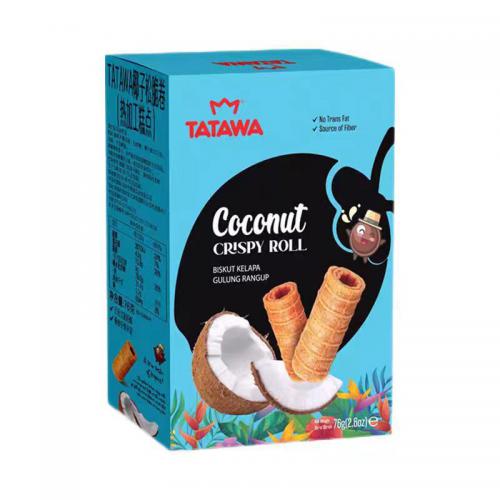 TATAWA椰子松脆卷76g*24盒/件