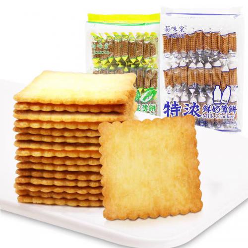 菊味棠特浓牛奶薄饼270g*12包/件