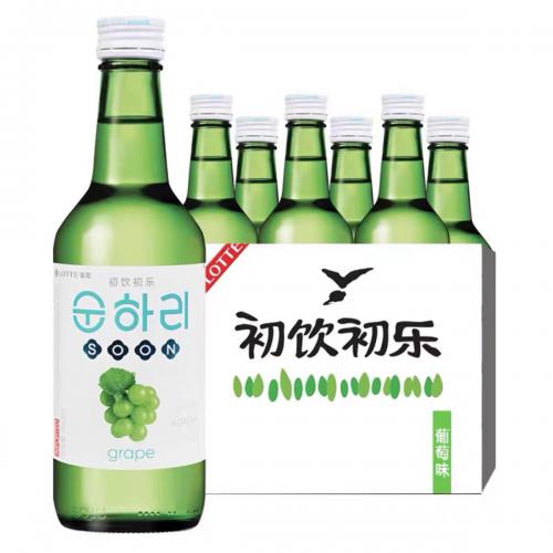 初饮初乐葡萄味配制酒360ml*20瓶/件