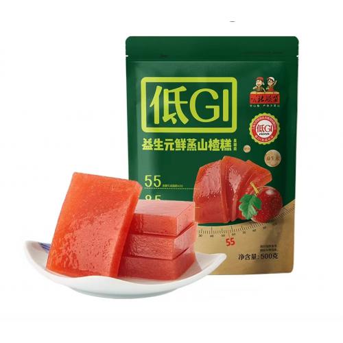 公社联盟低GI益生元鲜蒸山楂糕500g*...