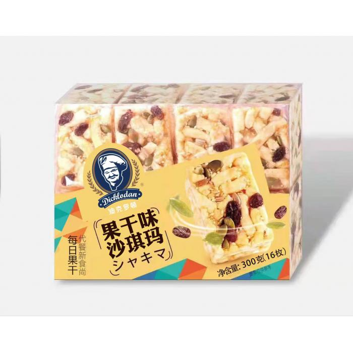 迪克罗顿果干味沙琪玛300g(16枚）*12盒/件