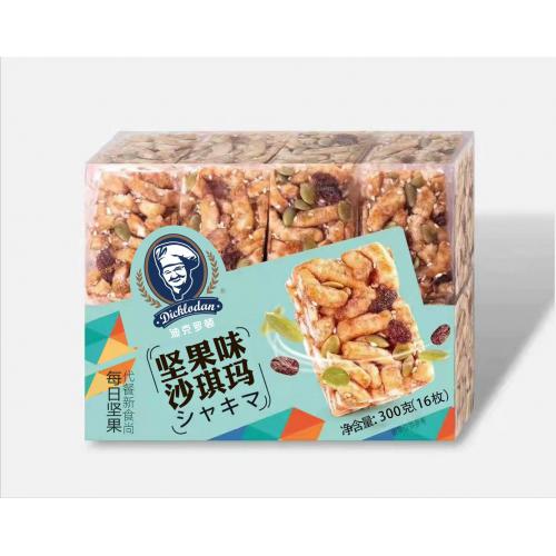 迪克罗顿坚果味沙琪玛300g(16枚）*12盒/件