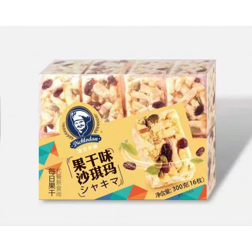 迪克罗顿果干味沙琪玛300g(16枚）*12盒/件