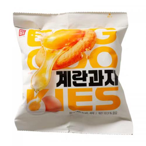 SANJIN三进鸡蛋饼干80g*20包/件