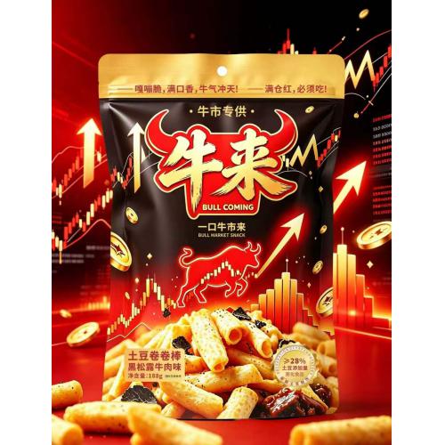 牛来土豆卷卷棒黑松露牛肉味188g*20...