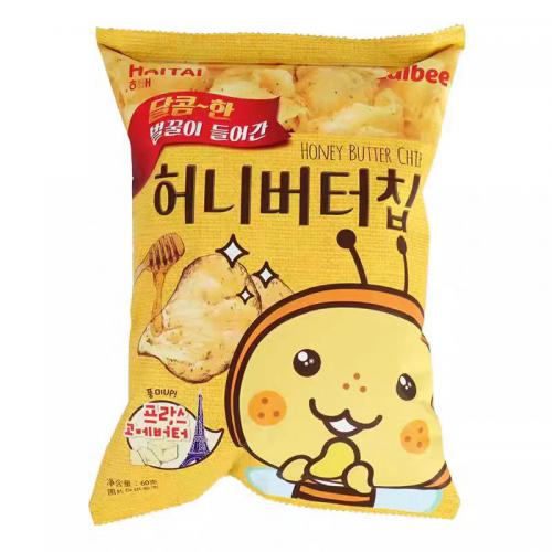 海太蜂蜜黄油味薯片60g*20包/件