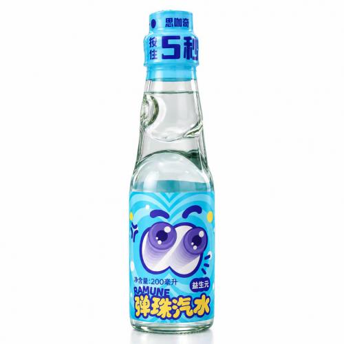 思咖奇弹珠汽水（原味）200ml*24瓶...